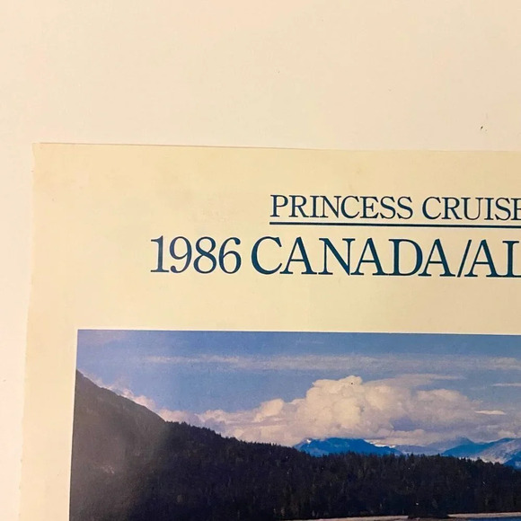 Vintage 1986 Princess Cruises Canada Alaska Pacific Princess Brochure Pamphlet - Picture 4 of 16